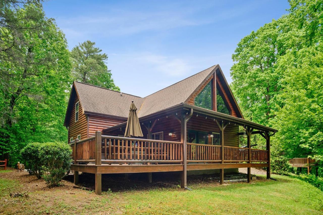 Tree Top Lodge - Gorgeous Lake Cabin With Hot Tub & Magnificent Views Of Forests And Mountains! Cabin Butler Eksteriør billede